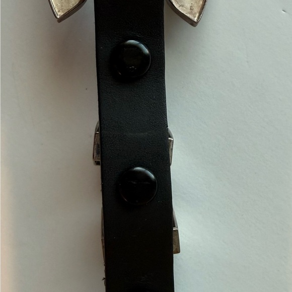 Tony Sanchez Sterling & 14K Gold Turquoise 3-Piece Belt Buckle Set – Vintage - Picture 10 of 10